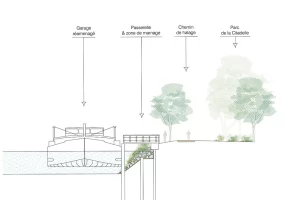 Réaménagement / création d’un garage d’écluse sur le site Grand Carré à Lille (59)