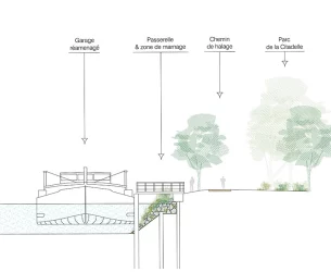 Réaménagement / création d’un garage d’écluse sur le site Grand Carré à Lille (59)