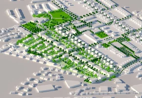 Recomposition de la rue Notre-Dame-de-Lorette de la Cité 4 à Lens (62)